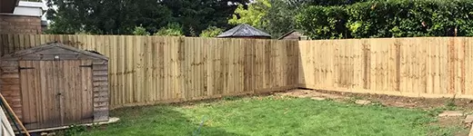 closeboard garden fencing